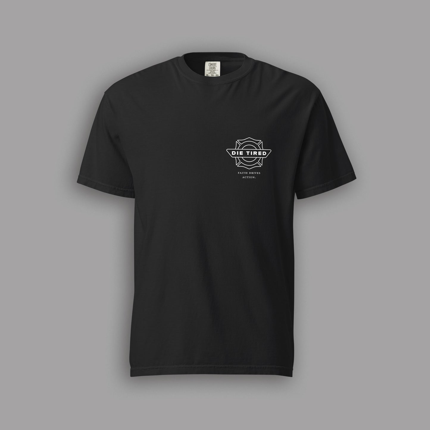 Die Tired Station Tee - Black