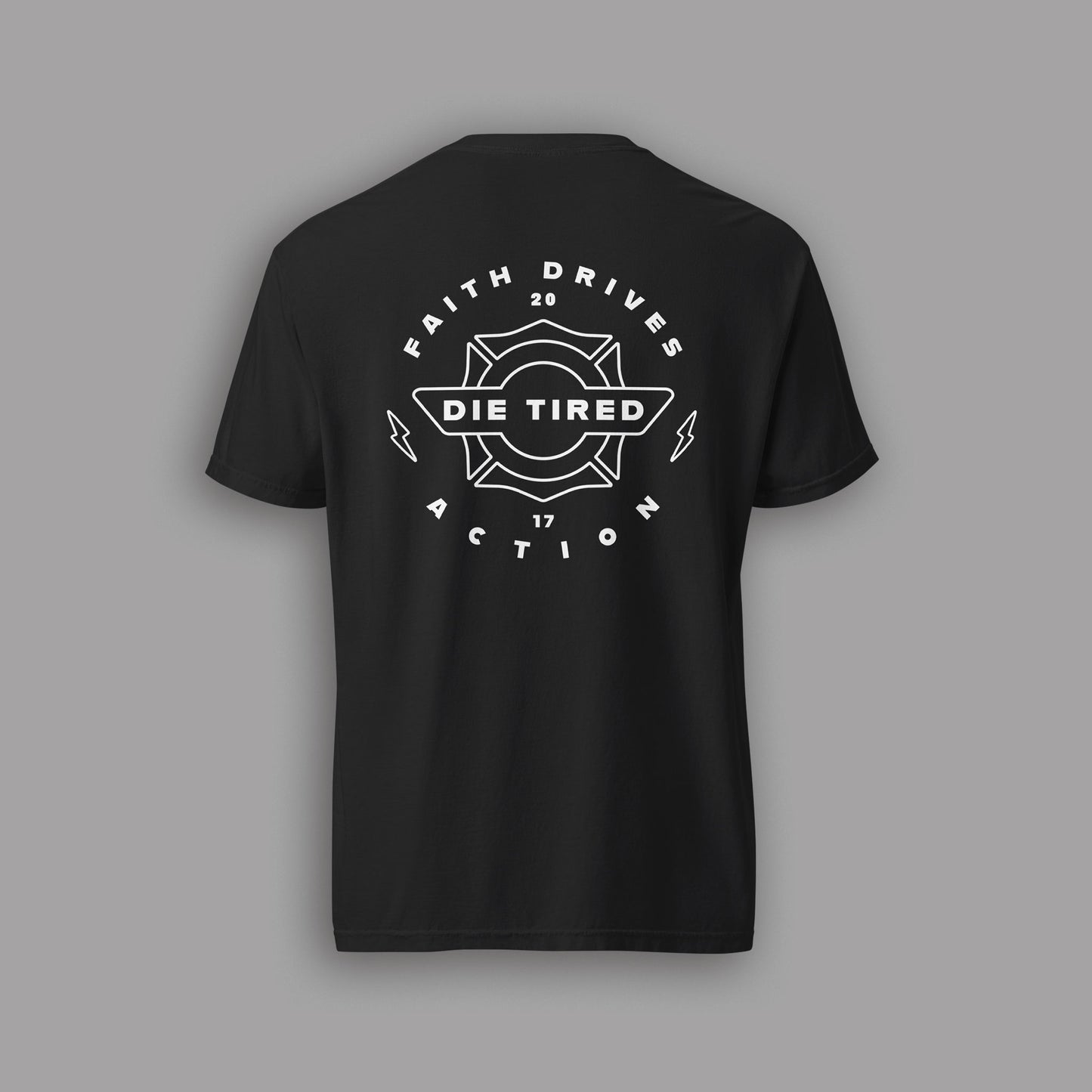 Die Tired Station Tee - Black