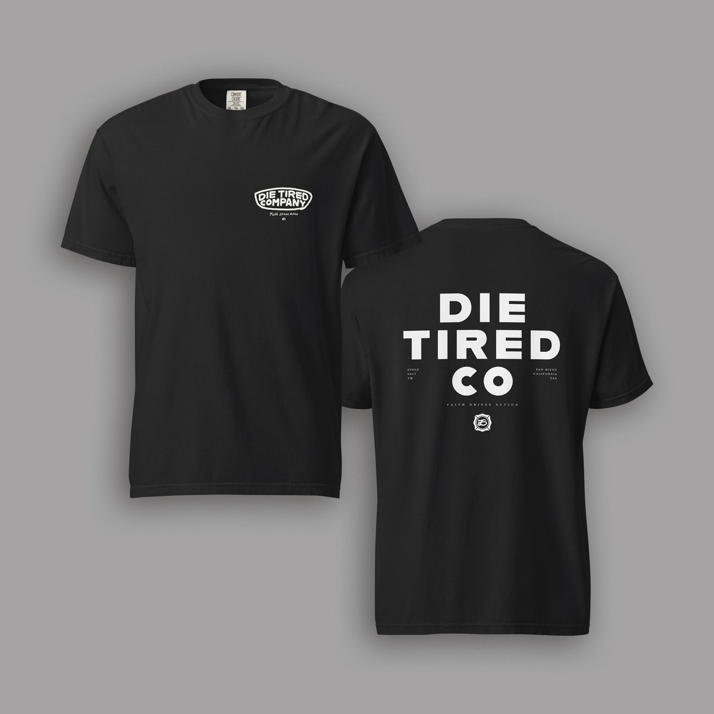 Die Tired Staple Tee - Black