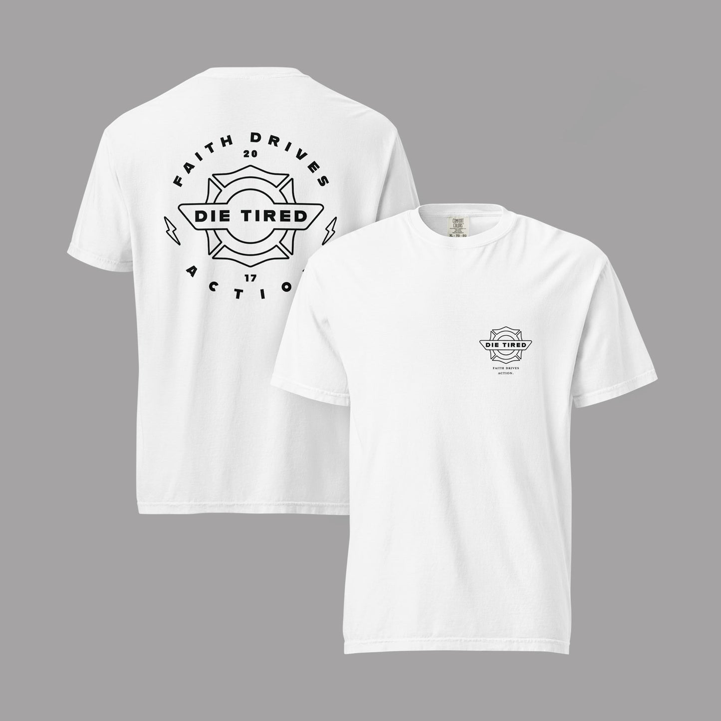 Die Tired Station Tee - White