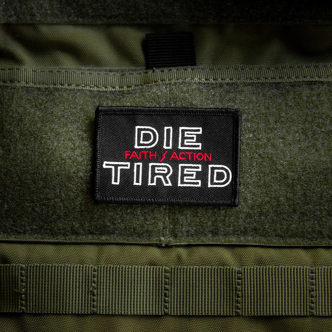 Die Tired Velcro Patch