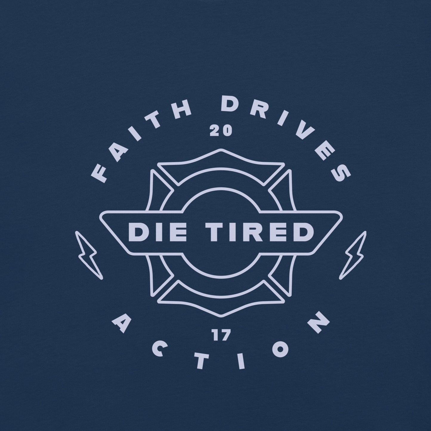 Die Tired Station Tee - Navy