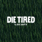 Life Is Short Die Tired Heavyweight Tee in black