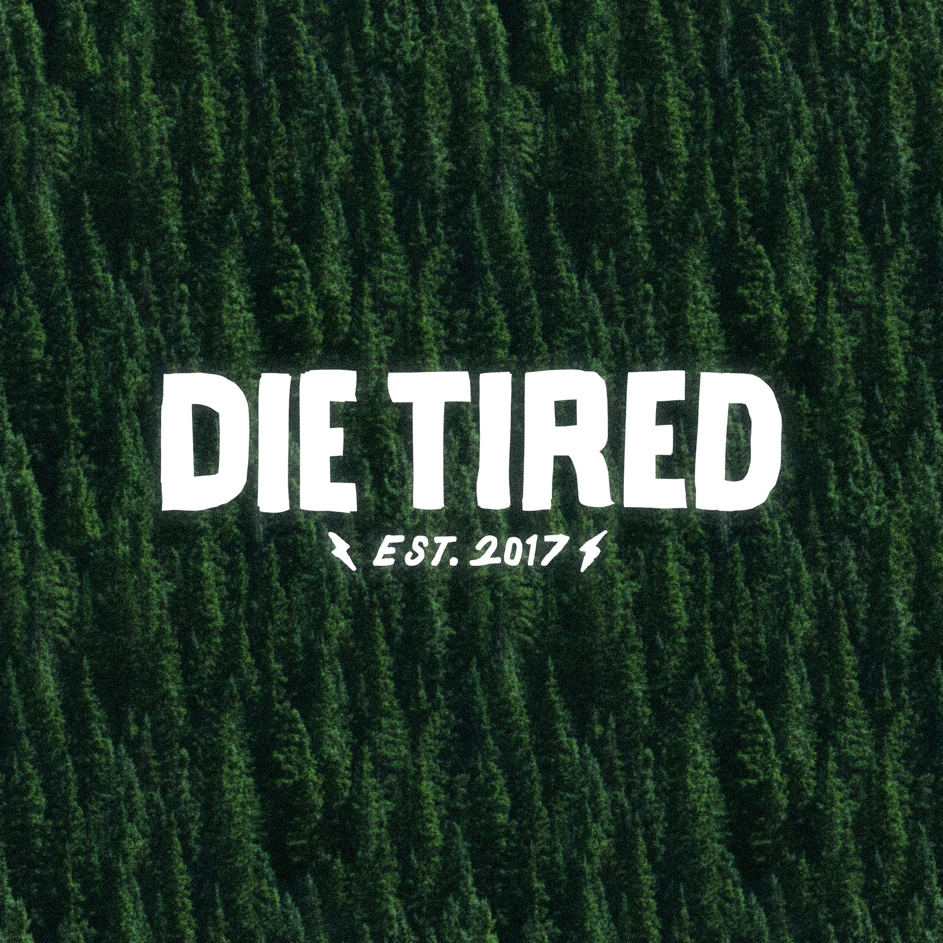 Life Is Short Die Tired Heavyweight Tee in black