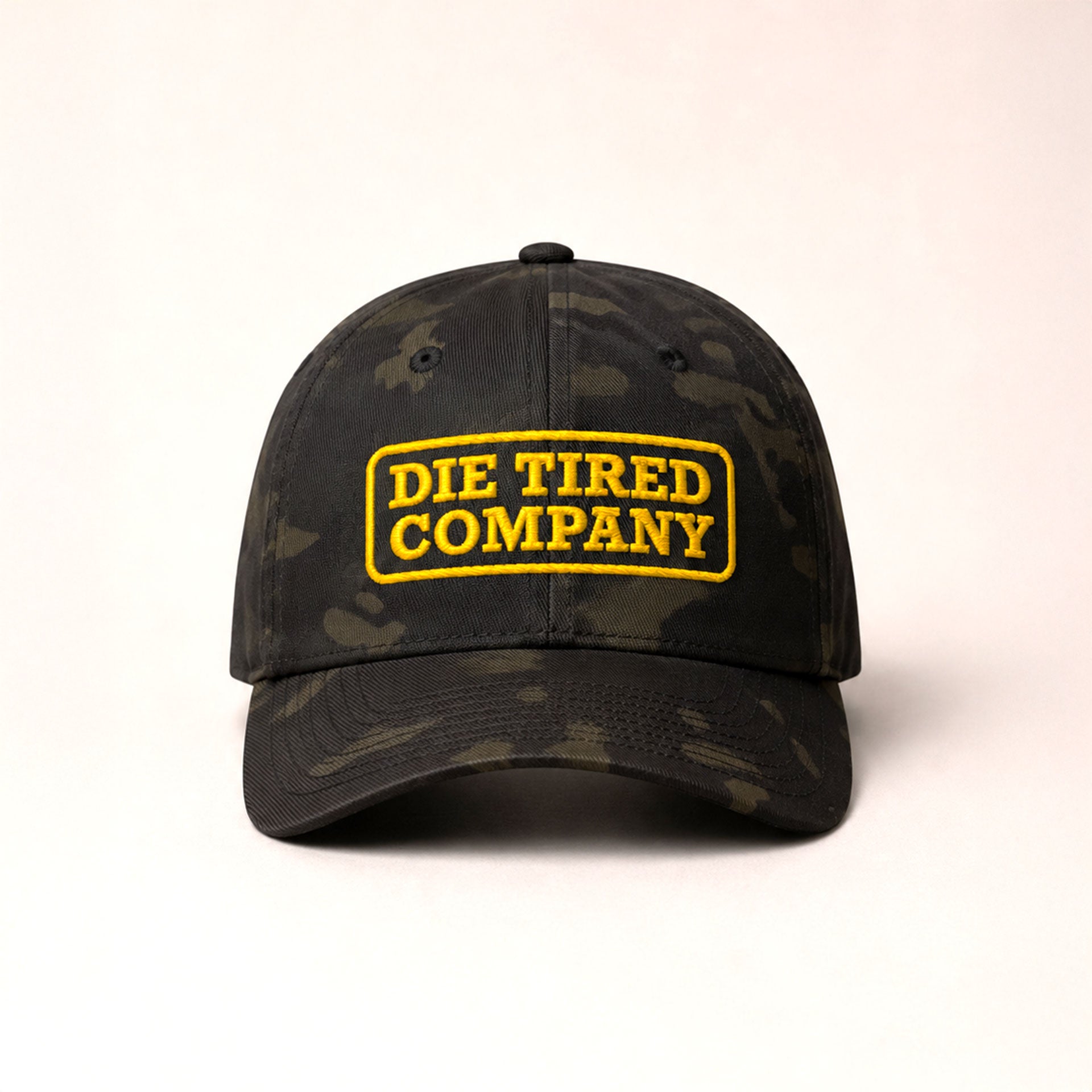 Die Tired Flexfit Hat - Black Camo