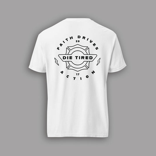 Die Tired Station Tee - White