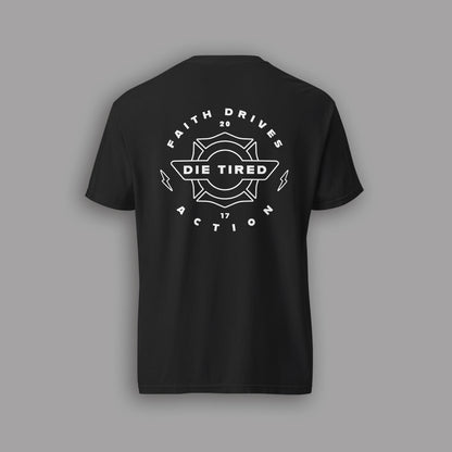 Die Tired Station Tee - Black