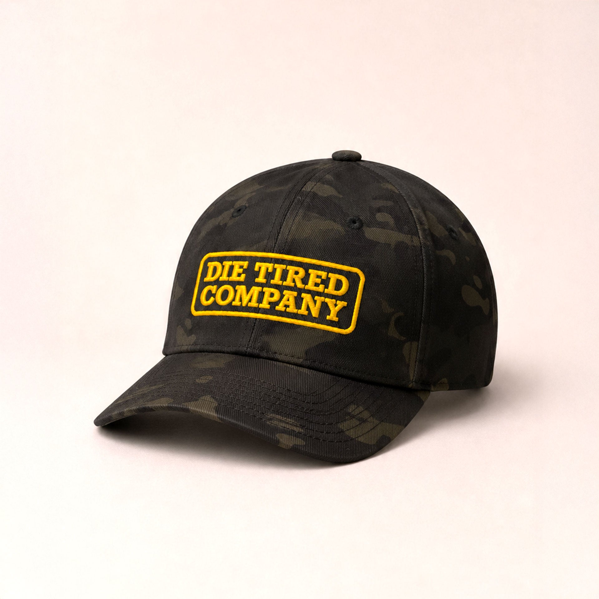 Die Tired Flexfit Hat - Black Camo