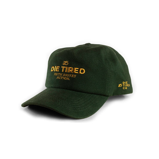 Faith Drives Action Snapback (Olive)