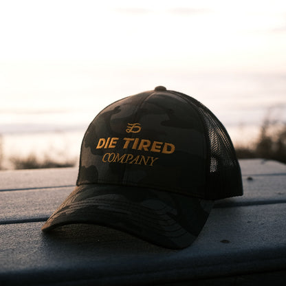 Die Tired Camo Trucker Hat