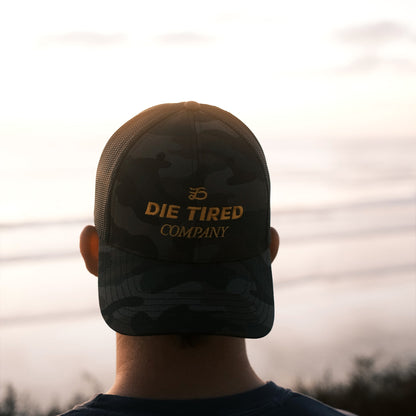 Die Tired Camo Trucker Hat