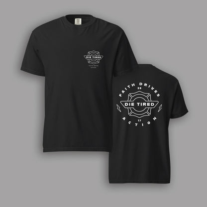 Die Tired Station Tee - Black