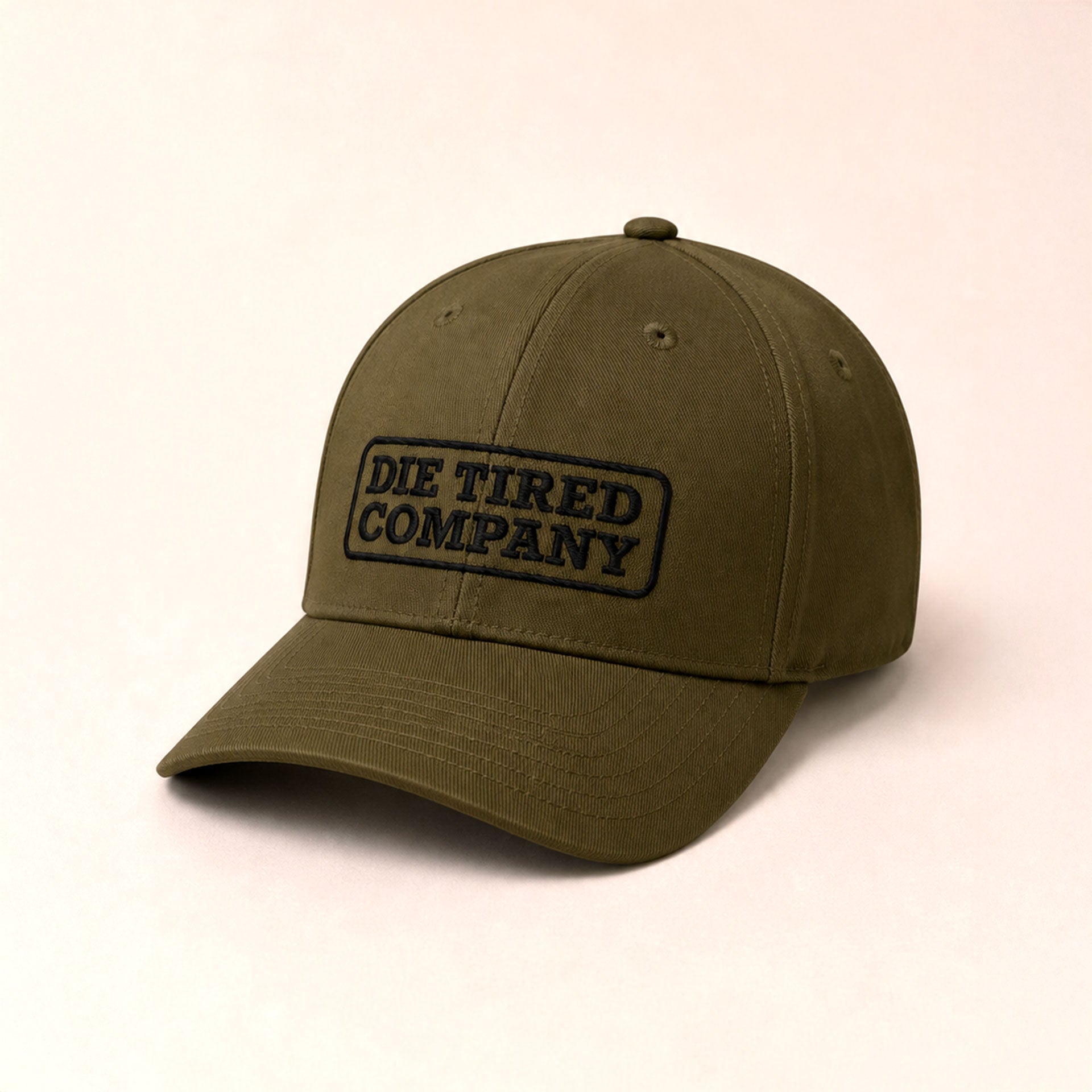 Die Tired Flexfit Hat - Military Green