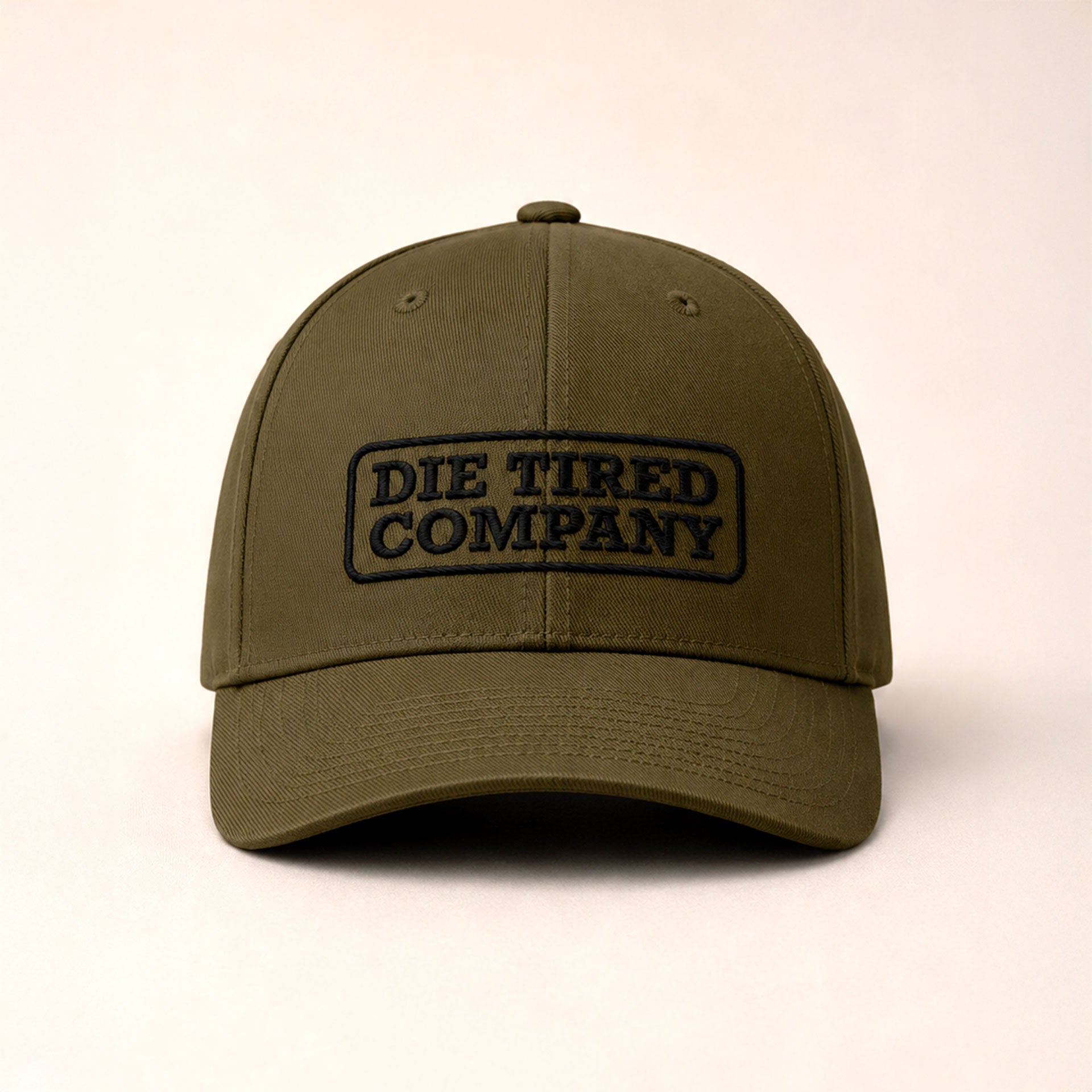 Die Tired Flexfit Hat - Military Green