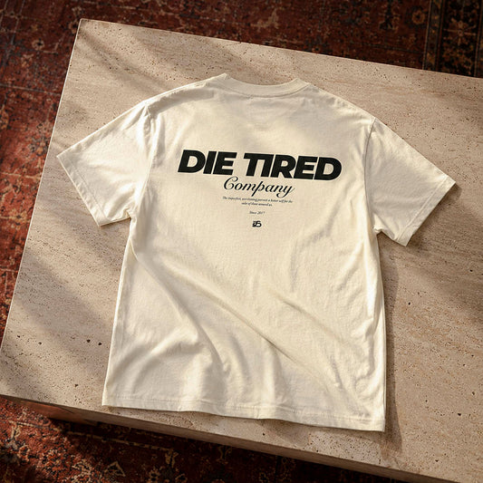 Heavyweight Basic Die Tired Tee - Natural