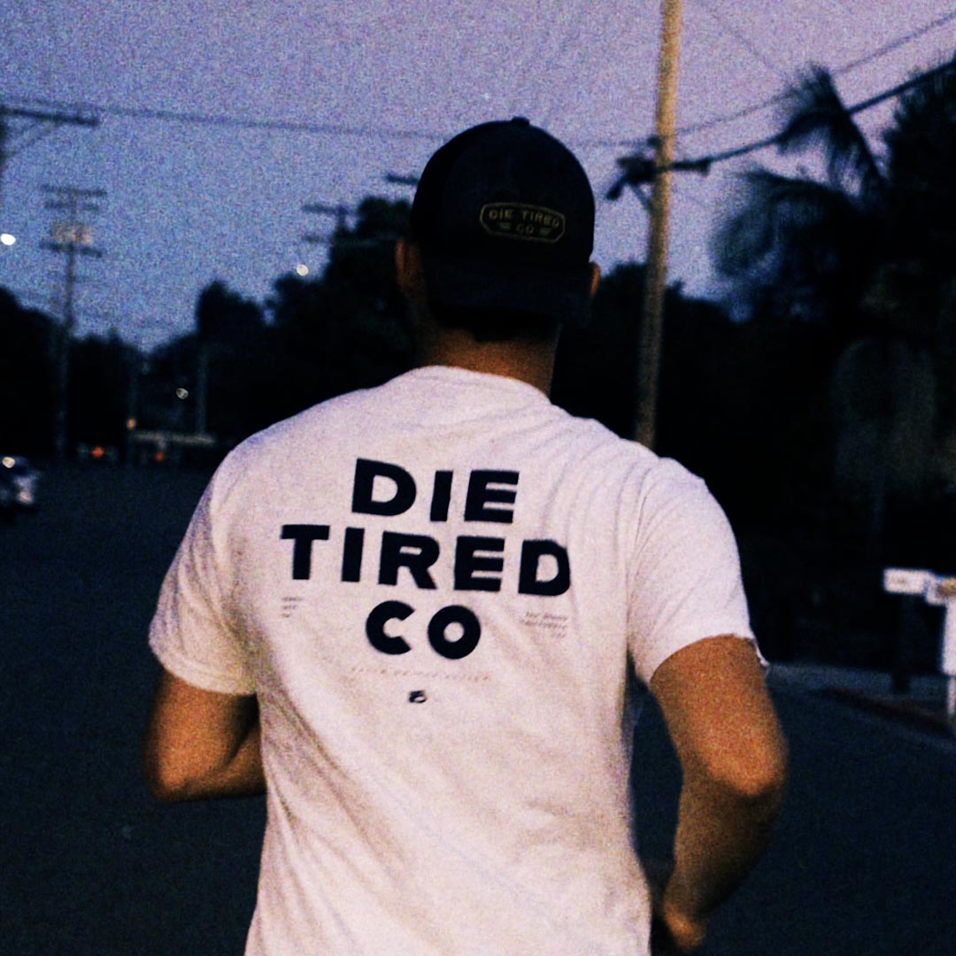 Die Tired Co Tee - White
