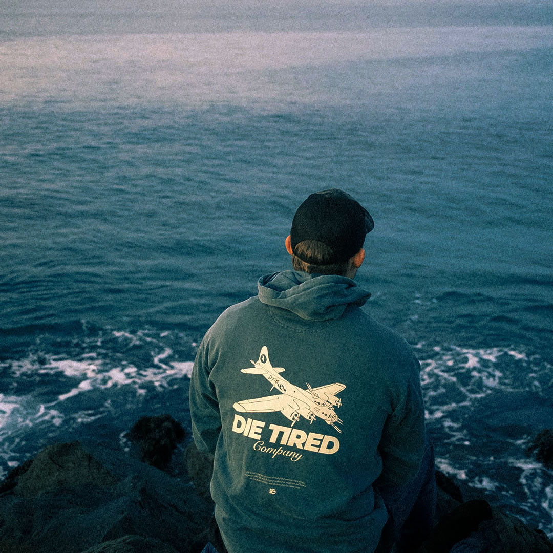 Die Tired B-17 Hoodie - Green