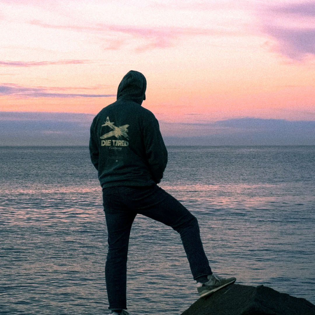 Die Tired B-17 Hoodie - Green