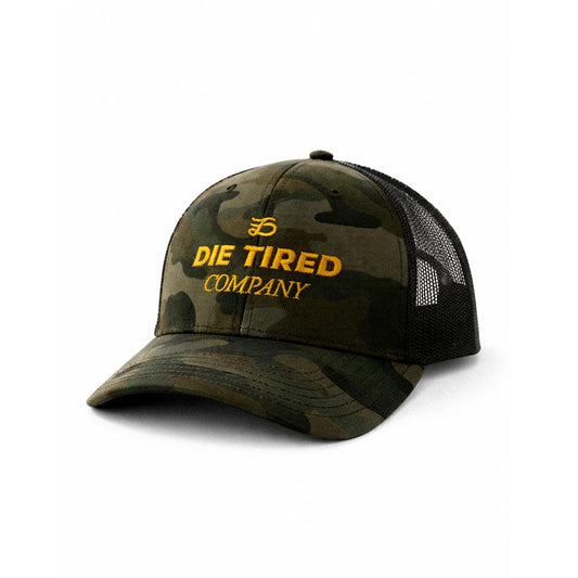 Die Tired Camo Trucker Hat