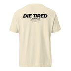 Die Tired heavyweight cotton graphic t shirt in a relaxed fit