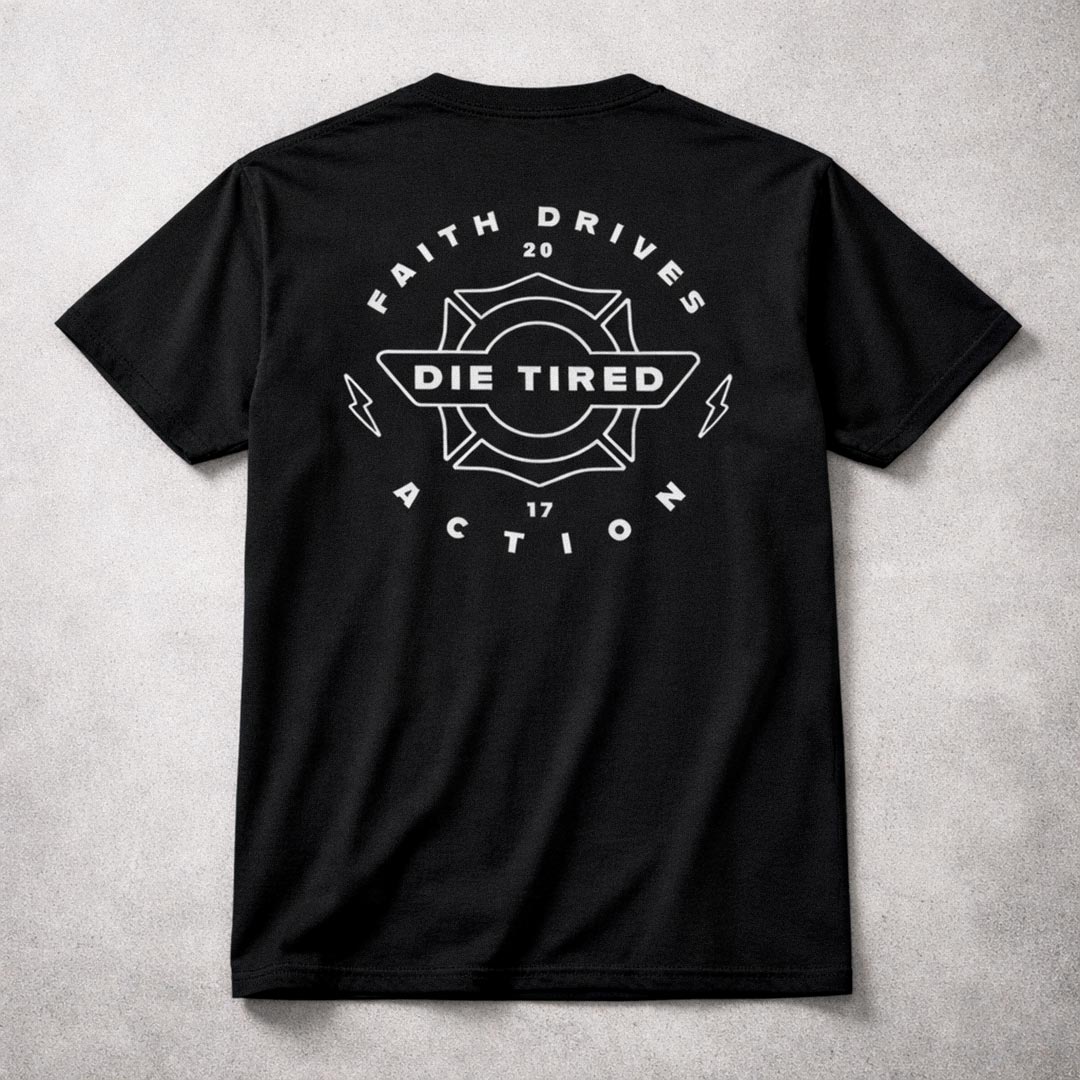 Maltese Cross Die Tired Tee