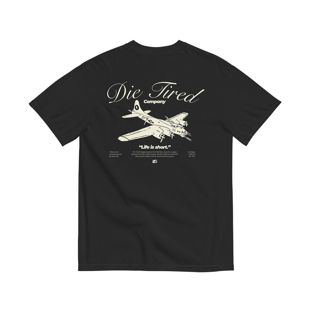 B-17 Tee in Black