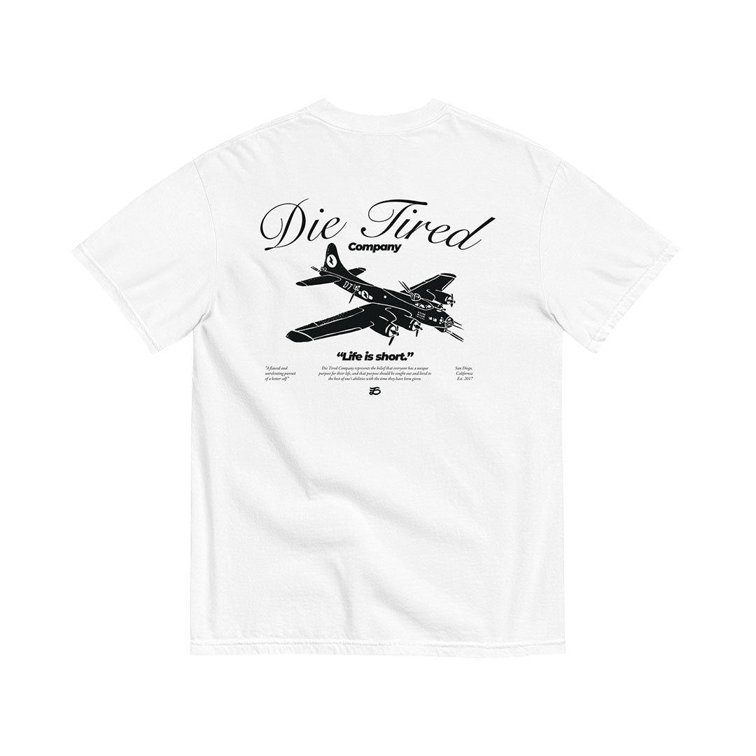 B-17 Tee in White