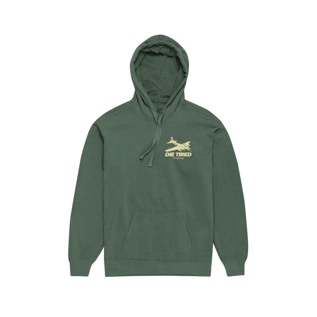 B-17 Hoodie in Forest Green