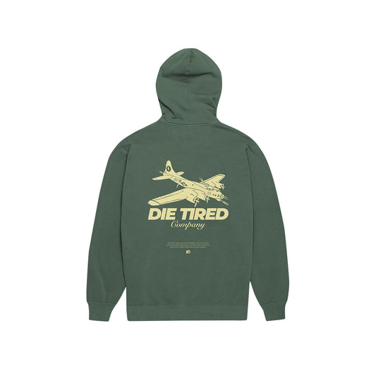 B-17 Hoodie in Forest Green