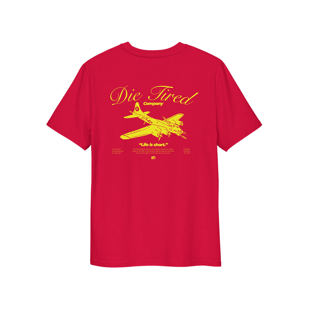 B-17 Tee in Red