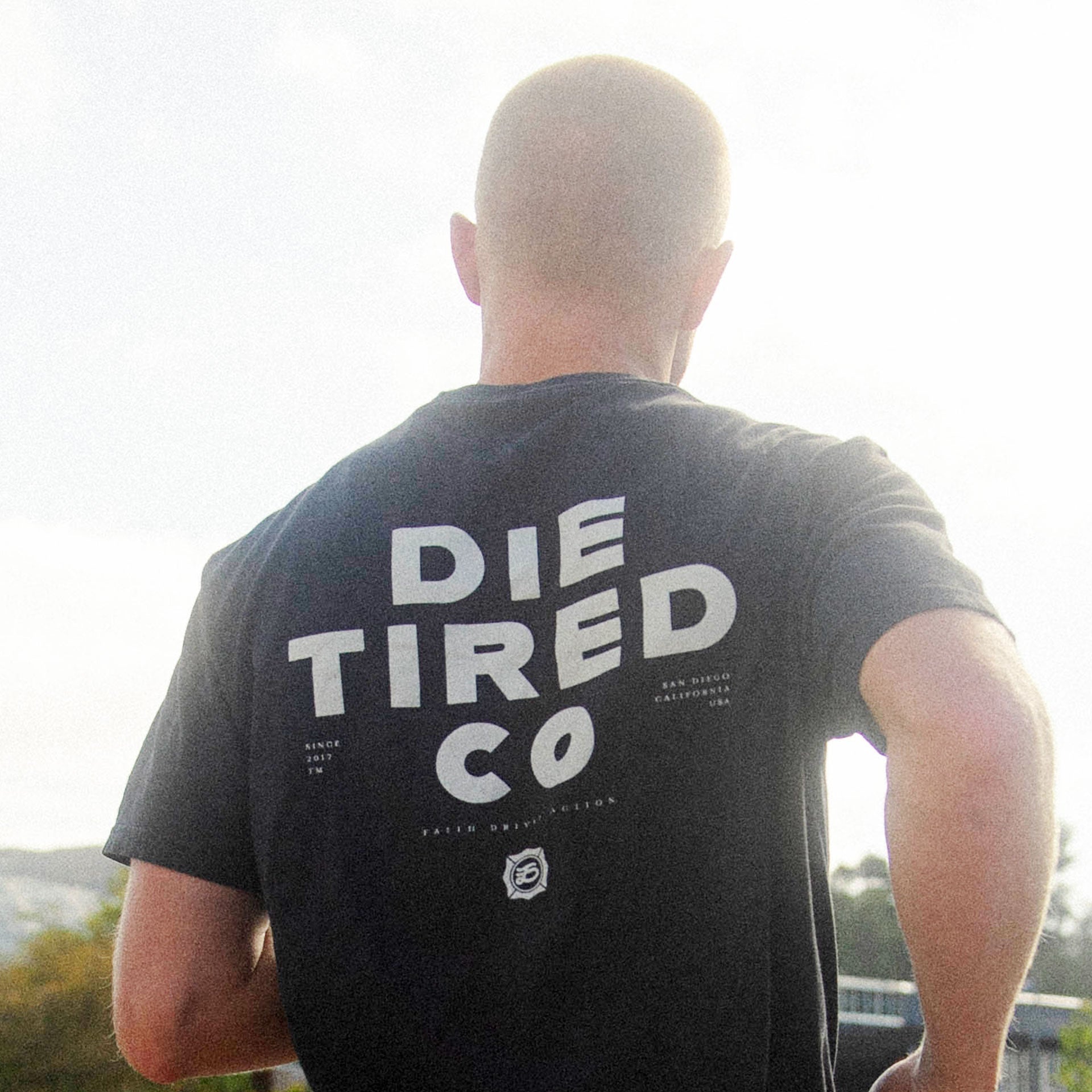 Die Tired Co Tee - Black