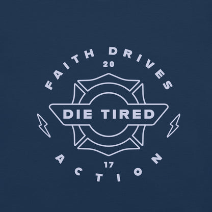 Die Tired Station Tee - Navy